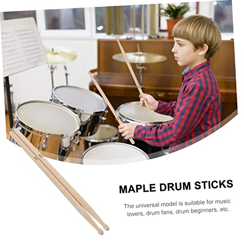 Baquetas de maple para batería tamaño 5A color beige miniatura 6