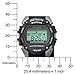 Armitron Sport Men's 40-6623BLK Chronograph Instalite Black Digital Watch
