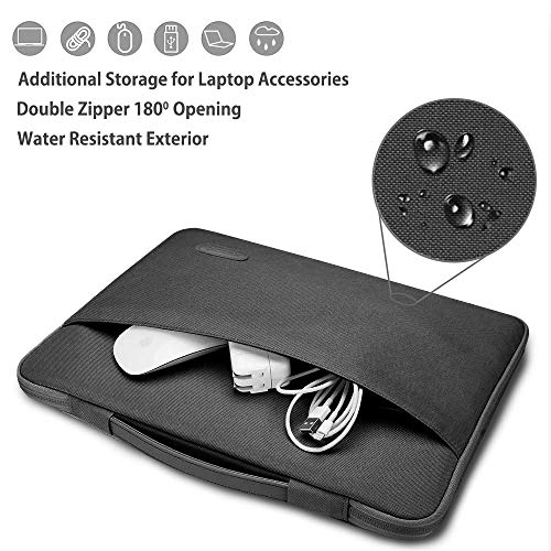 Image of Hseok Laptop Sleeve 13-14 Inch Case Briefcase Compatible with MacBook Neo Pro 14 M5 /M4 /M3 /M2 /M1, All Models 13.3 Mac Air /Pro, XPS 13 14, Most Popular 13 inch-14 inch Notebooks,B01K01