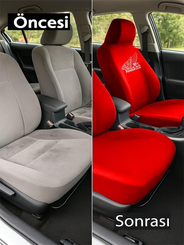 Oto koltuk kilifi seciminde kalite isteyenlere Honda Jazz ile uyumlu ozguvenli secim Kırmızı