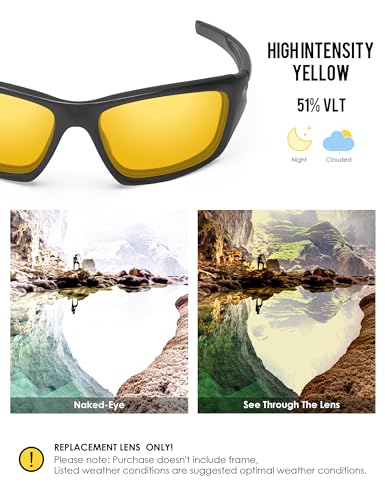 Image of BLAZERBUCK Polarized Replacement Lenses for Oakley Valve New 2014 OO9236 Sunglass
