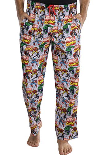 Marvel Comics Mens' Avengers Stance Pajama Pants Loungewear2