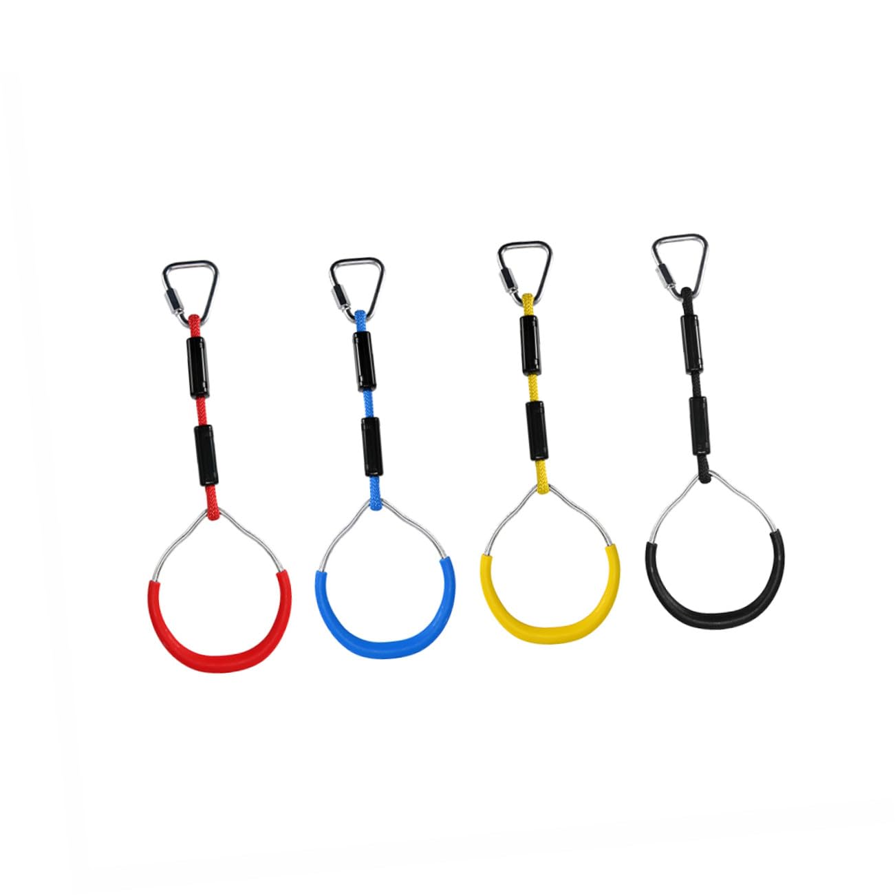 Anillos de Gimnasia para Niños Juego de 2 Hierro Abs Poliéster
