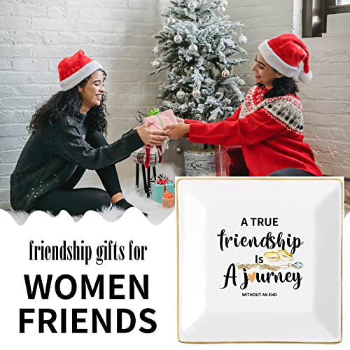 Image of Friendship Gift Best Friend Birthday Gifts for Women Friends Trinket Dish