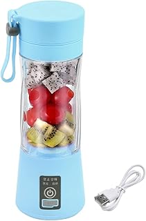 BUYGOO Mini przenośny blender małe owoce mikser elektryczny ładowany przez USB sokowirówka maszyna do mieszania owoców dom podróż 380 ml