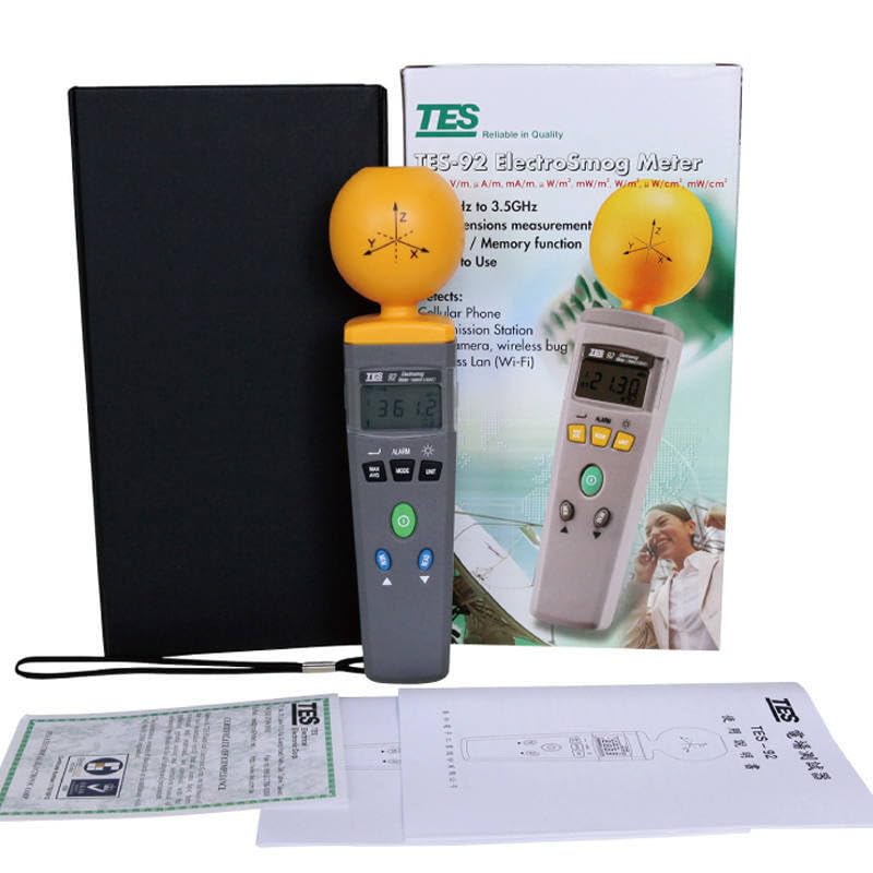 TES-92 EMF Meter Triaxial Data Logger The electromagnetic Radiation Detector