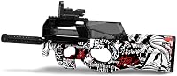RUNQI Elektromos Gel Blaster P90 Pisztoly Biztonsági Szemüveggel Piros - Red Graphite 1