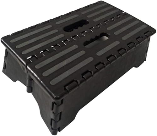 Miniatura 2 de Taburete plegable Wtsup, taburete de un solo paso, taburete plegable para adultos y niños, de 3.9in de altura, ligero, práctico taburete de
