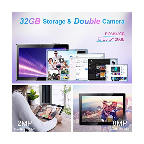 Android-100-Tablet-10-inch-qunyiCO-Y10-101-2GB-RAM-32GB-Storage-2MP8MP-Dual-Camera-Quad-Core-Processor-1280x800-IPS-HD-Display-Screen-Wi-Fi-Bluetooth-5000mAh-Google-GMS-Certified-Black qunyiCO Android 11 Tablet 10 inch Y10 (10.1''), 2GB RAM 32GB Storage, 2MP+8MP Dual Camera, Quad-Core Processor, 1280x800 IPS HD Display Screen, Wi-Fi Bluetooth 5000mAh, GMS Certified Black
