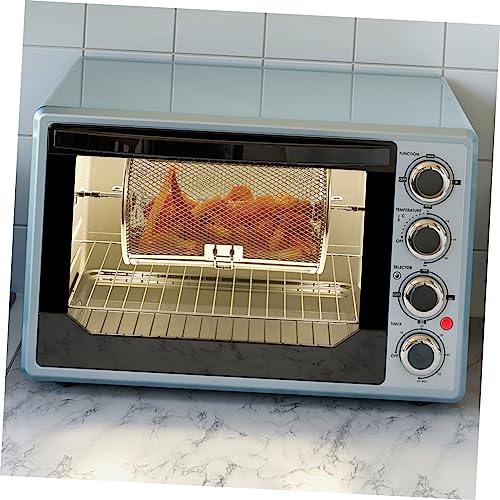 Panier rotatif pour barbecue en acier inoxydable robuste - 7