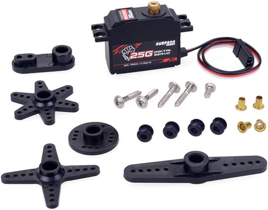 3.0KG Torque Metal Gear Servo Digital Servo for 1/12 RC Car Aircraft RC Boat Robot RC Model