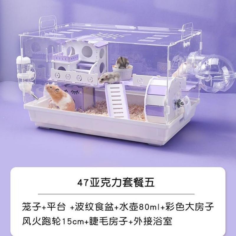 ハムスター用ケージ 脱出にくい 組立簡単持ち運びやすいお掃除通気穴 ライドブルー Amazon | ハムスター用ケージ 脱出にくい 組立簡単 持ち運び