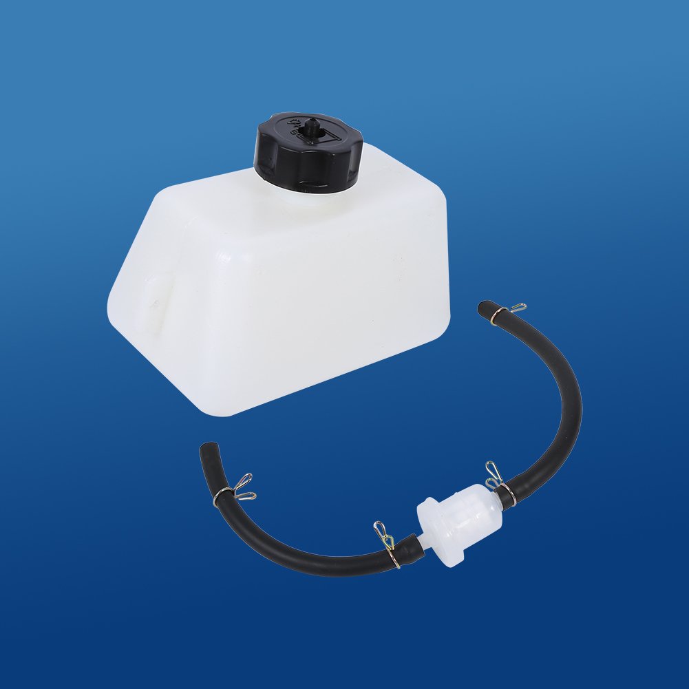 serbatoio benzina 1 litri + Tubo flessibile del filtro del serbatoio del carburante per gas 49 per bici per bambini Mini Moto a 2 tempi
