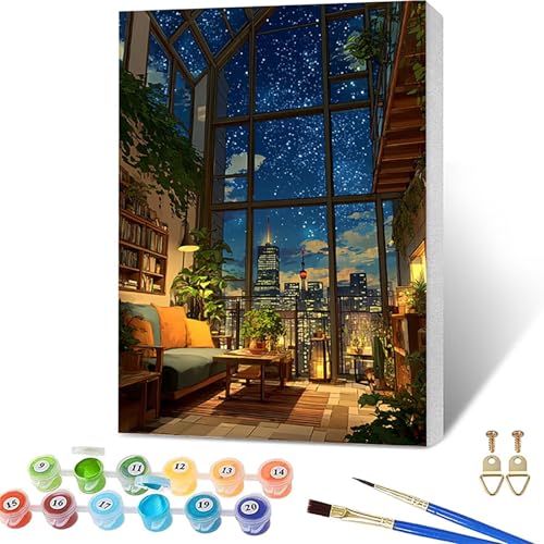 �������G �z���t�� �s, ���G �L�����o�X ����, DIY Paint by Numbers for Adults �܂� �A�N�����y�C���g������ �u���V, �����h��G �y�C���g�o�C�i���o�[, �K�؂� ��l ���S��, �z�[�� �I�t�B�X����, �M�t�g ����, 