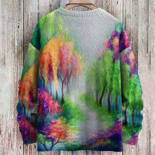 Sweatshirt para hombre con estampado Tie Dye y patrón 3D miniatura 3