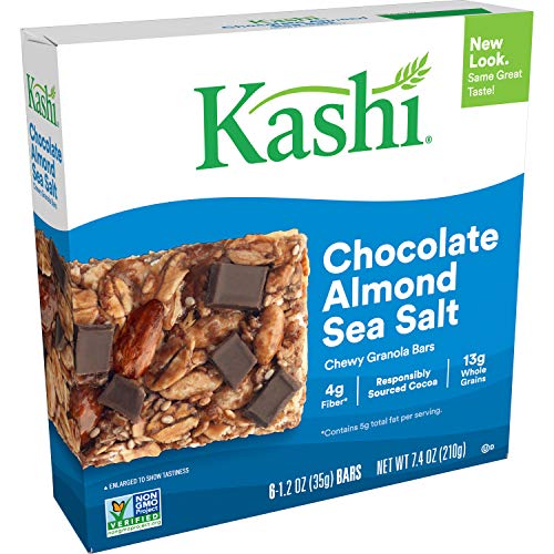 Kashi, Chewy Granola Bars Variety Pack, Chocolate Almond Sea Salt, Honey Almond Flax, Trail Mix, Peanut Peanut Butter (24 Count)