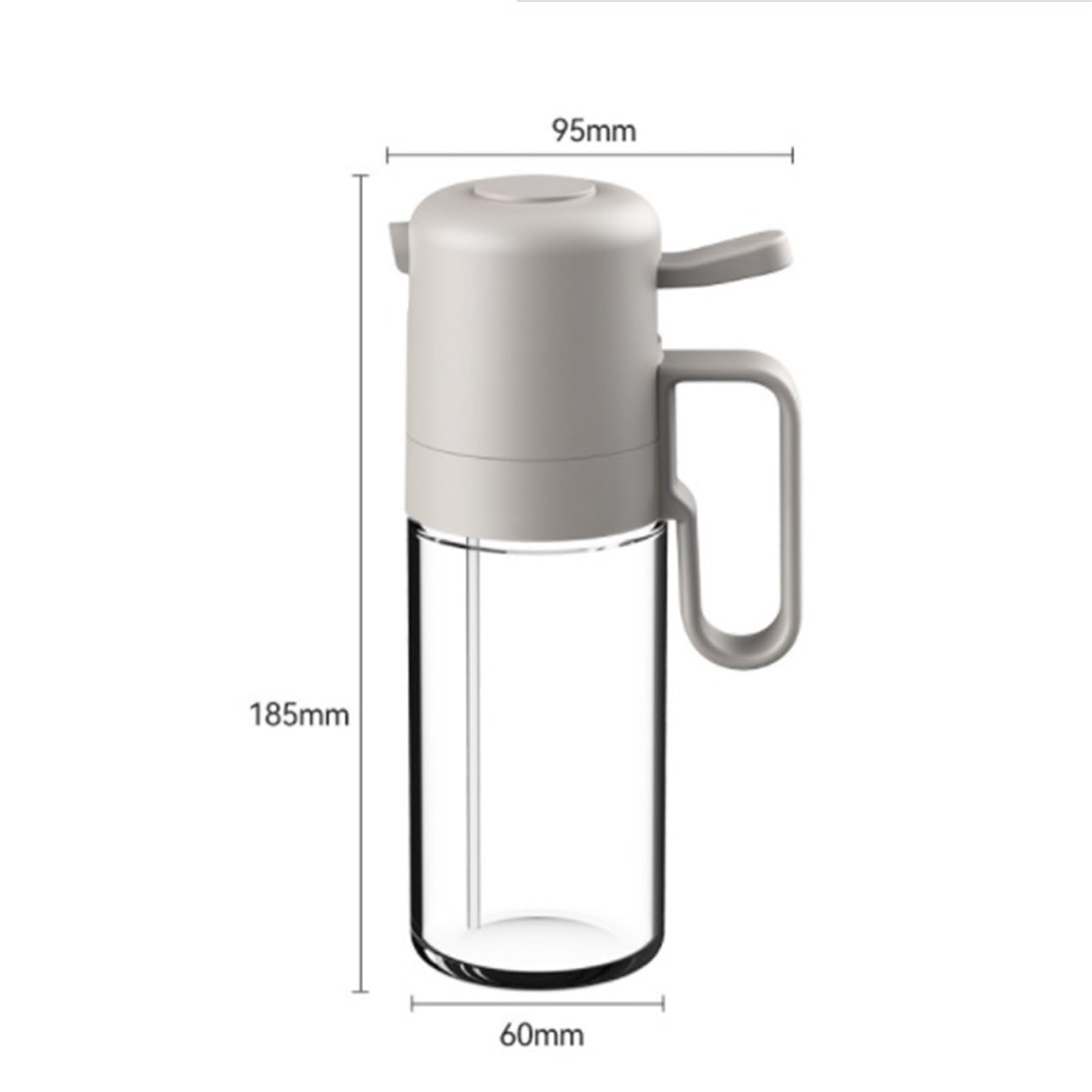 Ölsprüher Für Speiseöl 2 Pcs Glas Haushalts Presse Öl Sprayer for Kochen Küche Luft Friteuse Salat Grill Grillen Küche