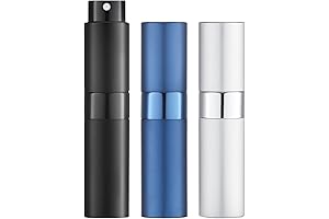 LISAPACK 8ML Atomizer Sprayer for Perfume and Cologne Travel (3PCS)
