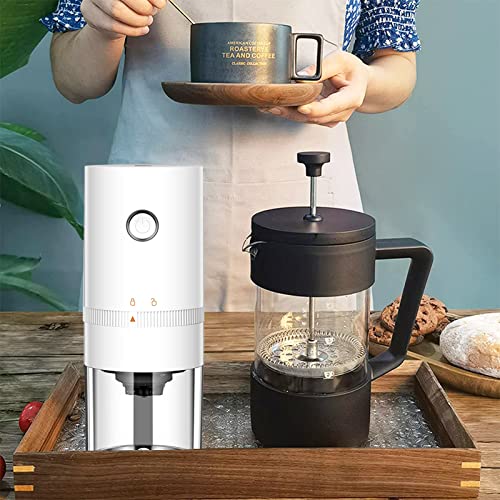 Tragbare elektrische Kaffeemühle Kompakte automatische Kegelmahlmühle Kaffeebohnenmühle mit mehreren Mahleinstellungen… – Bild 4