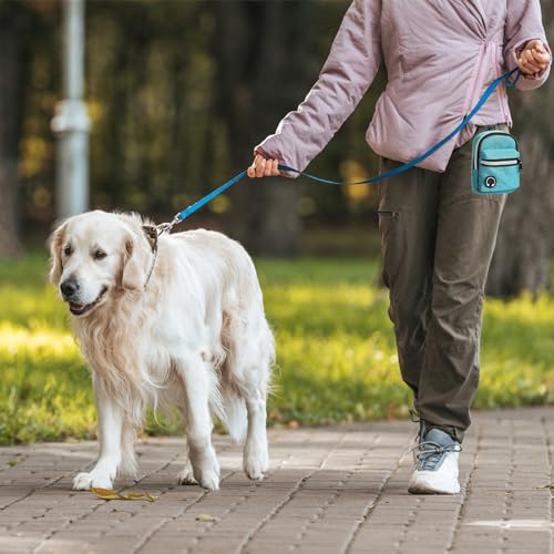 Image of Dog Treat Pouch leash attachment Dog Treat and Poop Bag Holder Dog Treat Pouch for Leash Poop Bag Holder with Clip Pet Waste Bag Dispenser Walking Accessories Cute Puppy Backpack Supplies