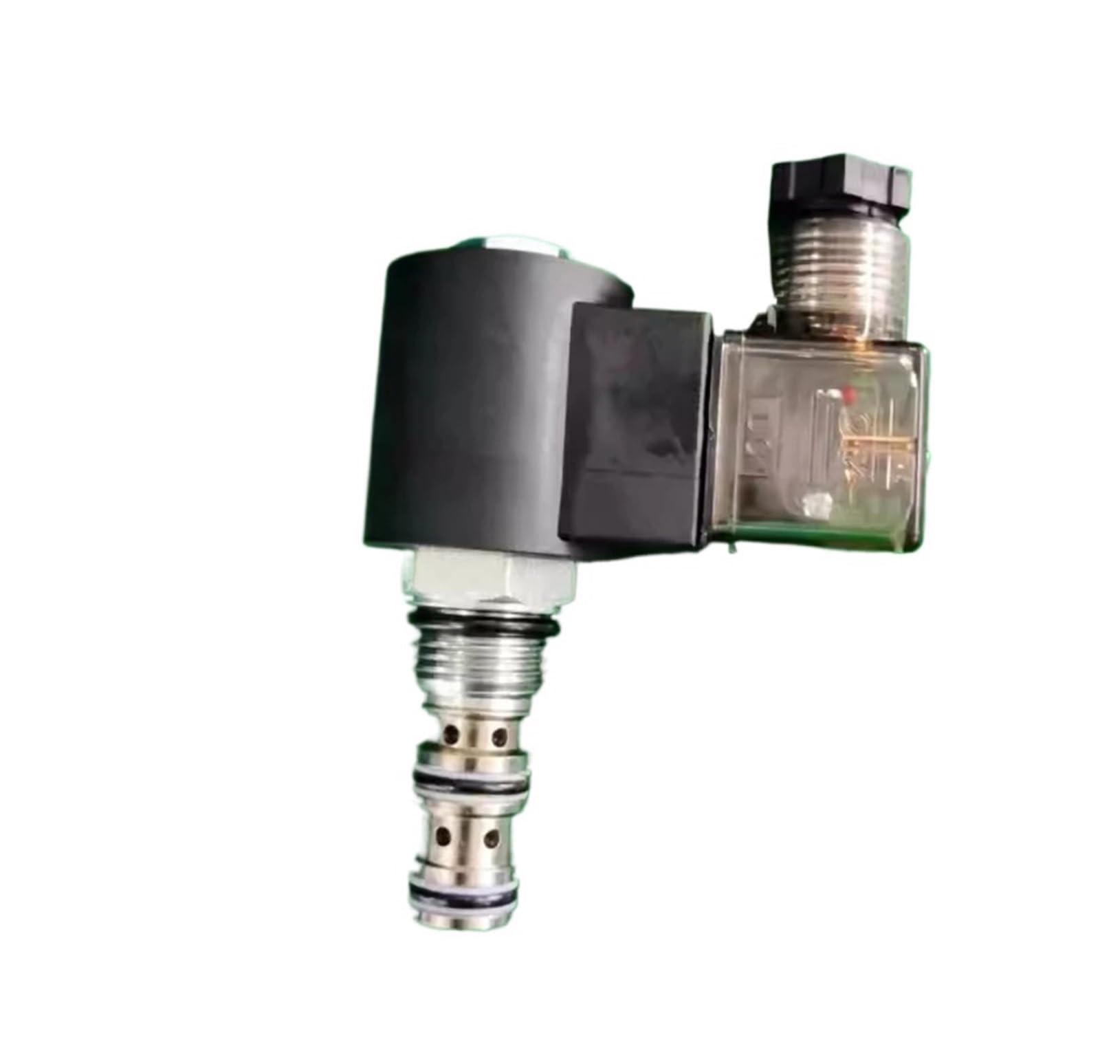 JJKKOZVQF DHF08S-231 SV08-31 Hydraulic Threaded Cartridge Valve Two-Position Three-Way Solenoid Directional Valve(DC12V)