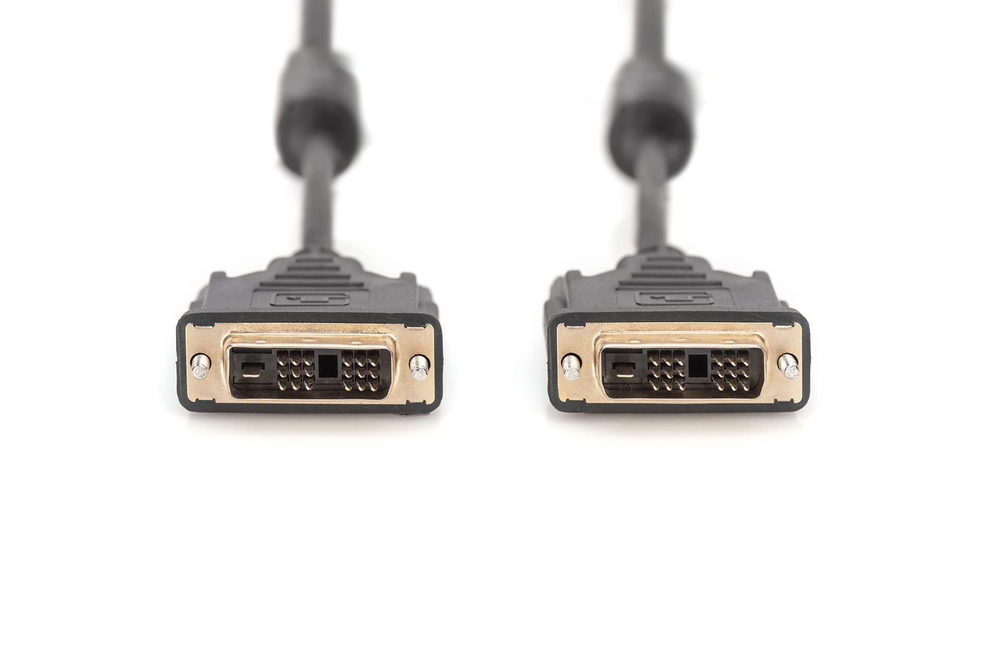 DIGITUS Cavo di collegamento DVI, DVI(18+1), 2x ferrite M/M, 3,0 m, DVI-D Single Link, nero