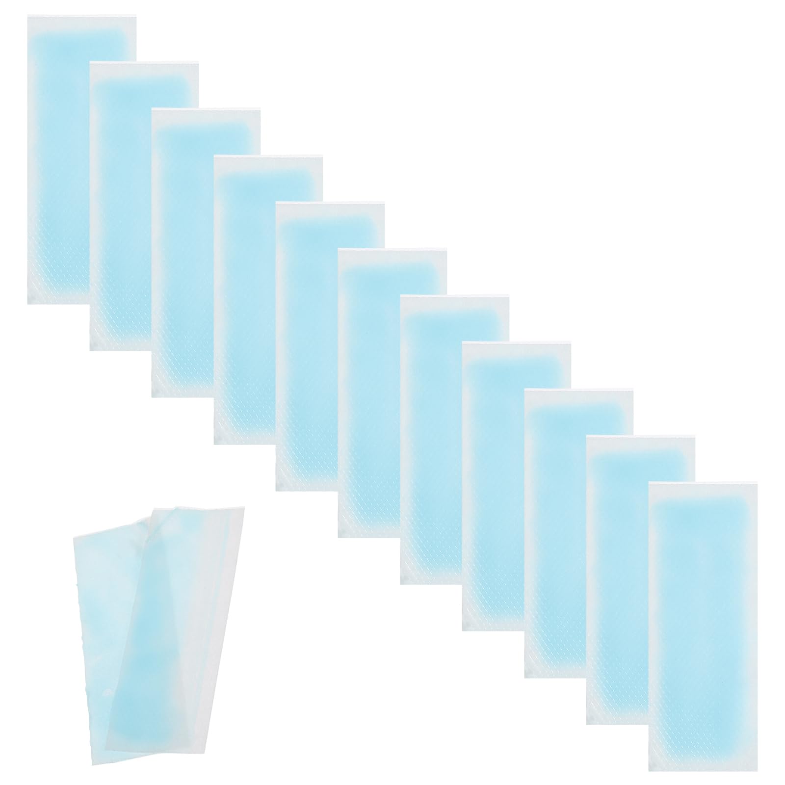 50 Stück Kühlpflaster Für Sommer - Kühlende Gel-Patches Zur Linderung Von Kopfschmerzen, Fieber Und Migräne - Tragbare Kühlpads Für Kinder Und Erwachsene