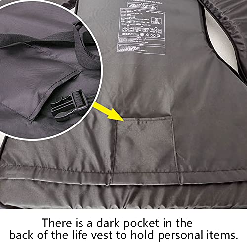 Fdrirect Colete Salva-vidas fit adultos com peso de 45-100 kg, Jaqueta flutuante Colete De Pesca, di