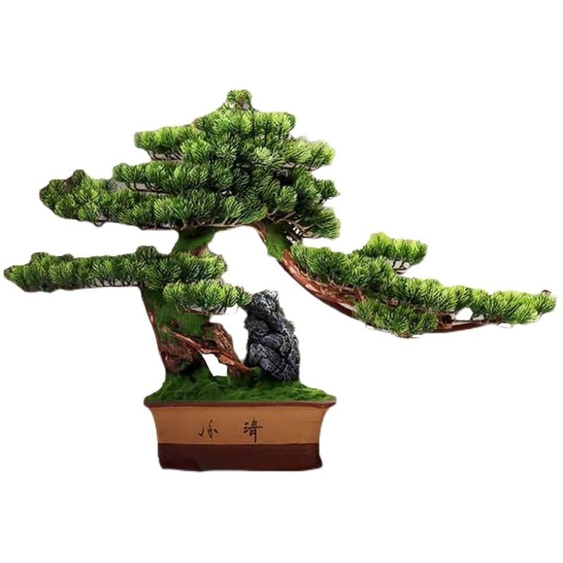 Arbre artificiel en pot pin accueillant ZXQUEGF plante verte simulation