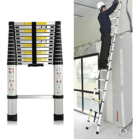 3.8M DICN Aluminium Telescopic Ladder Cover
