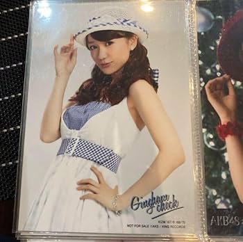 Amazon.co.jp: AKB 生写真 大島優子 ギンガムチェック 通常盤