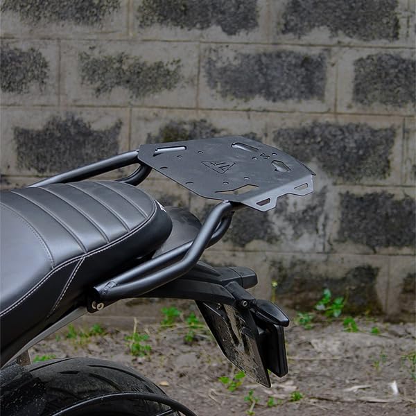 Image of Premium Luggage Carrier | Top Rack | Luggage Rack Compatible with Triumph Speed 400 |Speed T4 | Scrambler 400X | Scrambler 400XC | Thruxton (TOP Rack - ADV)