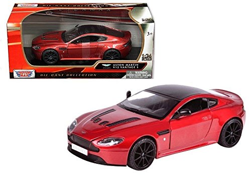 Motor Max 1:24 W/B Aston Martin V12 Vantage S Red Diecast Vehicles #TOP25
