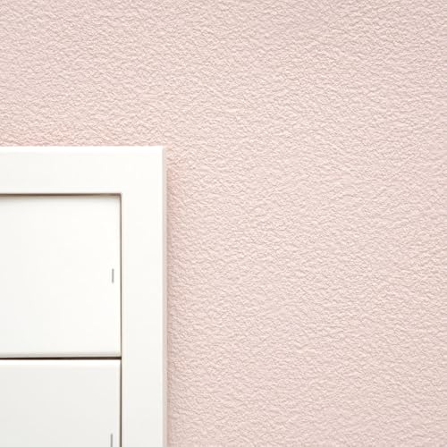 壁紙屋本舗 壁紙 生のり付き 初心者セット 石目 無地 ピンク 日本製 シンコール SLP368 15m 施工道具7点セット ハンドコーク【受注生産品キャンセル不可】