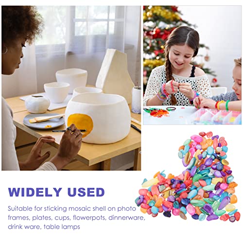 Sewacc 1 Box Irregular Mosaic Tiles Mosaic Ceramics Pieces Diy Hobbies Handmade Craft For Diy Flowerpots Vases Cups Coasters Picture Frames Making Supplies #TOP7