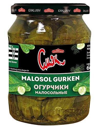 Gurken Malosol DOVGAN Russische Küche 660 g