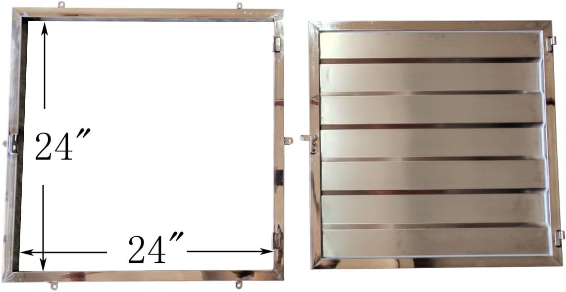 24" X 24" Stainless Steel Crawl Space Door; Attic Access; Stainless Steel Access Door; Crawl Space Vent Covers
