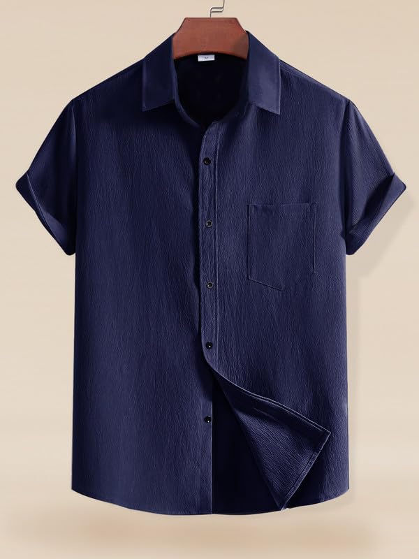 Image of Tee Projekt Textured Shirts for Men || Casual Shirt for Men || Comfortable and Stylish for Every Wardrobe
