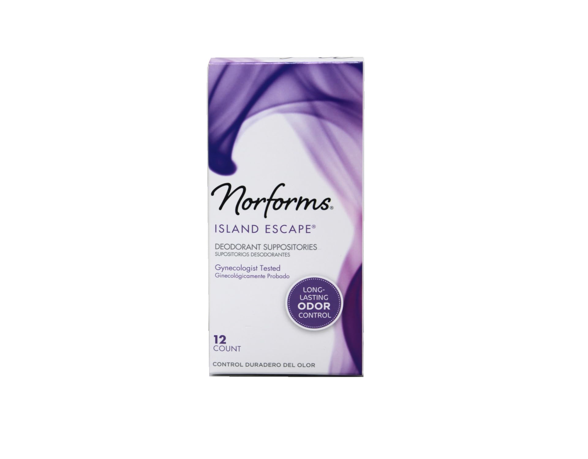 Norforms Feminine Deodorant Suppositories Island Escape