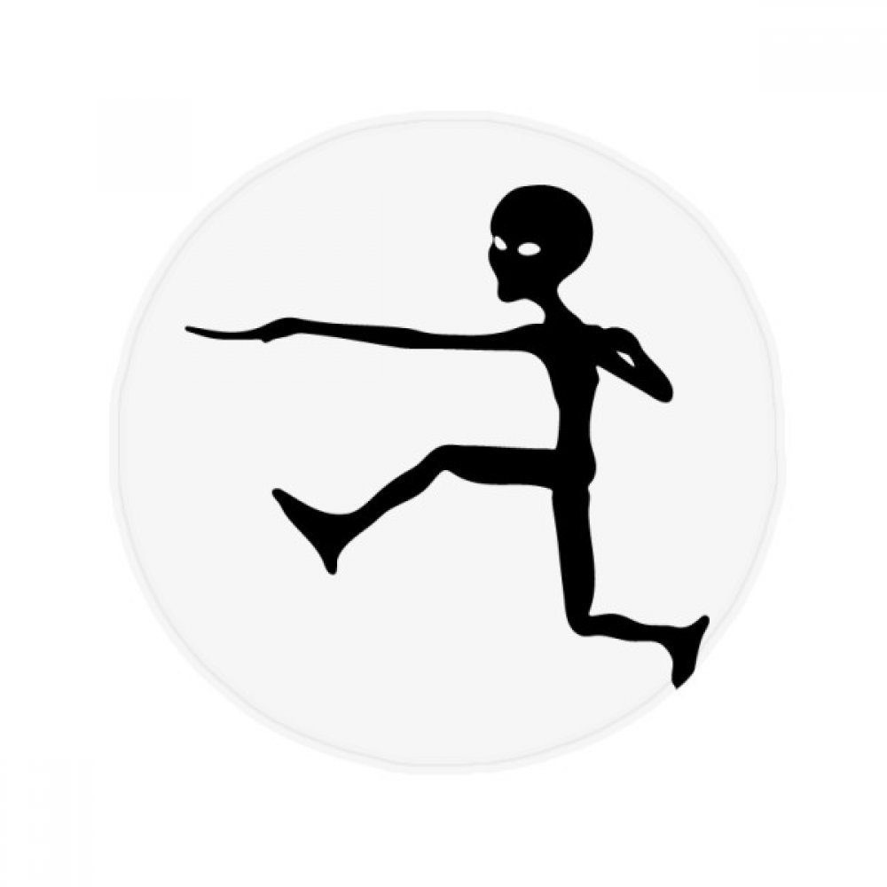 Cadeau tapis de sol rond saut Alien original pour chambre de geek et salon moderne
