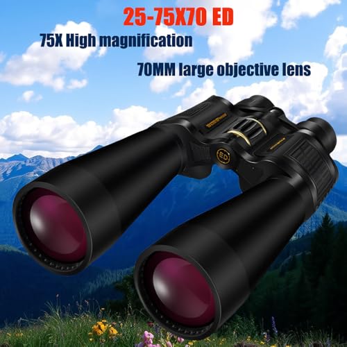 Binoculares zoom 25-75x70 HD para observación miniatura 3