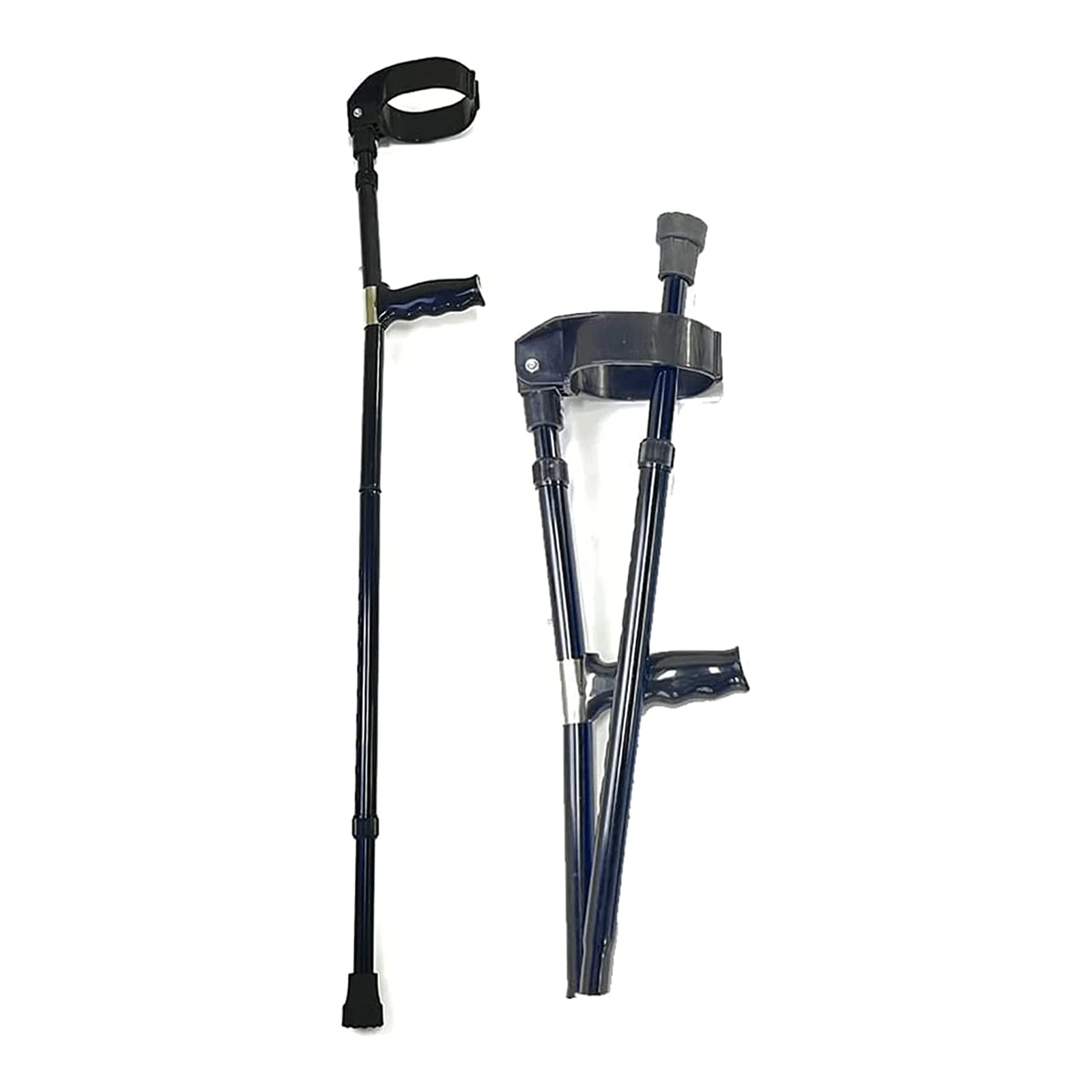 PAASHE Muletas Creativas, Bastones para Caminar fáciles de Llevar, Codos de Aluminio Plegables, bastón para Caminar, Bastones telescópicos Ajustables en Altura