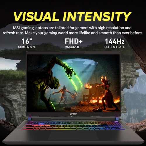 Image of msi Vector 16 HX AI 16 inch FHD+ Gaming Laptop, Intel Core Ultra 7 255HX, RTX 5070Ti 12GB GDDR7, 64GB DDR5, 3TB Storage(2TB SSD+1TB Docking Station Set), WiFi 6E, Backlit Keyboard, Win11 Pro, Gray