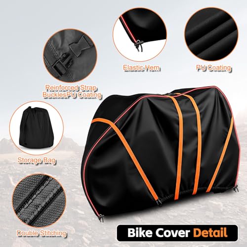 Funda universal para bicicleta eléctrica y de montaña que evita roturas por viento 6