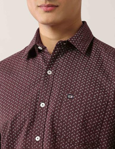 Image of Arrow Sports Men's Geometric Printed Slim Fit Shirt