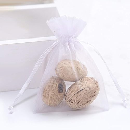 Miniatura 7 de Staruby 100 bolsas de organza  Bolsas de regalo de joyería con cordón de 3 x 4 pulgadas  Bolsas de malla para bodas, fiestas, regalos de Navidad,