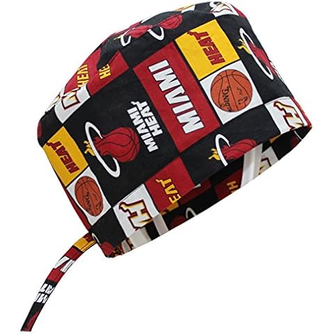 Scrub Cap Hat Unisex Animal Print Uniform (Basketball) Multicoloured Cover