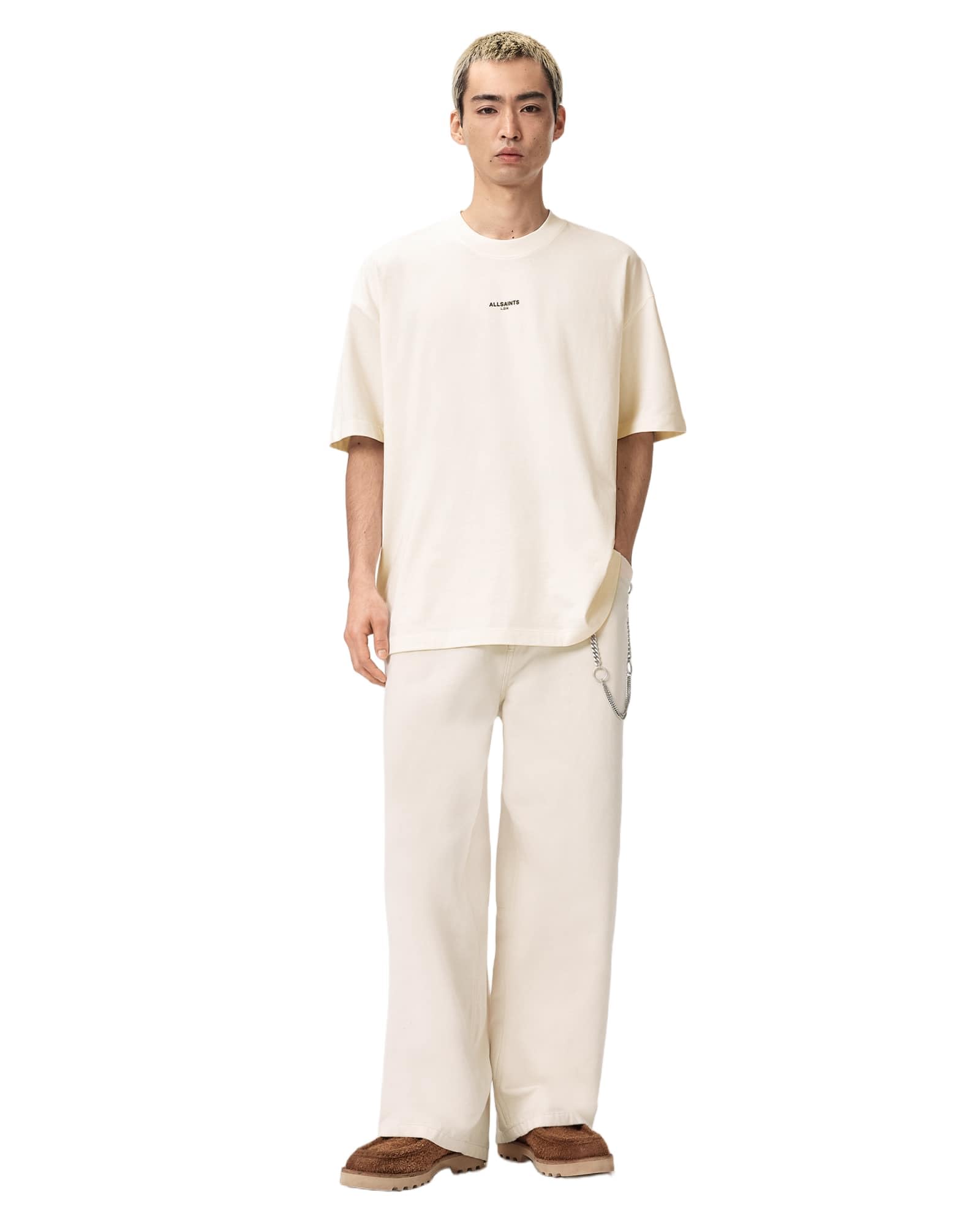 Allsaints Mikro SS Crew T-Shirt Uomo