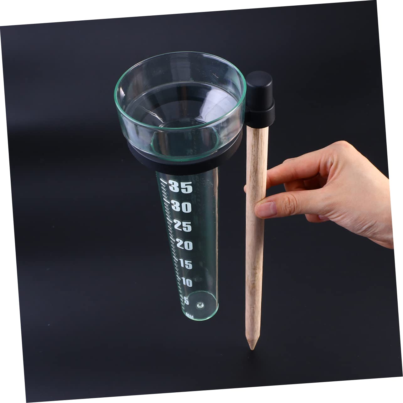 Windrichtungsmesser Regenmesser Thermometer 2 Satz Kunststoff | Außenmessgerät für Garten und Landwirtschaft, Klassisches Ornament für Dekoration