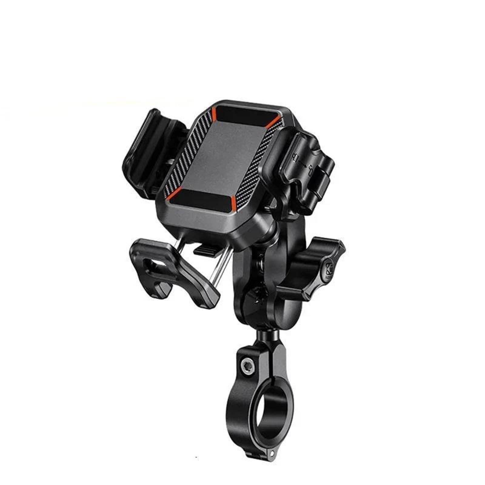 Supporto Per Navigazione Per Moto – Adatto Per Motociclette | Porta Cellulare Moto Antifurto Antiurto Caricabatterie Wireless 15W e Ricarica Rapida USB C 36W(Style 1)
